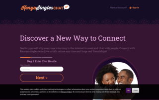 Kenya Singles Chat Homepage Image